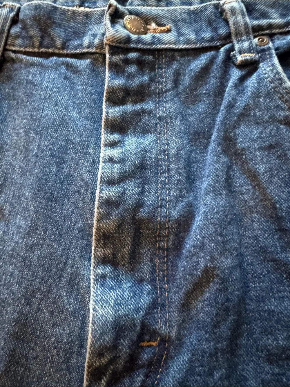 Wrangler Men’s Classic Blue Straight-Leg Jeans 36 x 32 Like New!